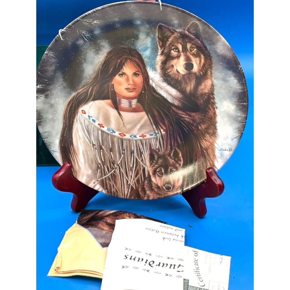 Bradford Exchange Mystic Guardians "Majestic Messenger" Plate Sandra Hill 1993
